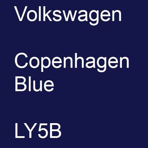 Volkswagen, Copenhagen Blue, LY5B.